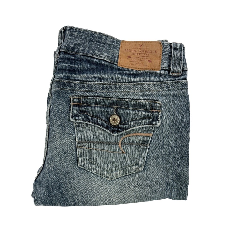American Eagle Outfitters Boyfriend Jeans Womens Sz 10 Short W394